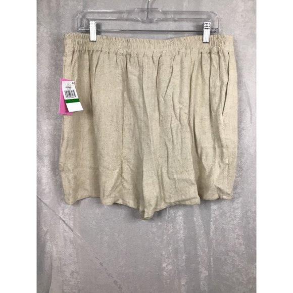 Riley & Rae Drawstring Shorts Large Calm Desert - Picture 3 of 5